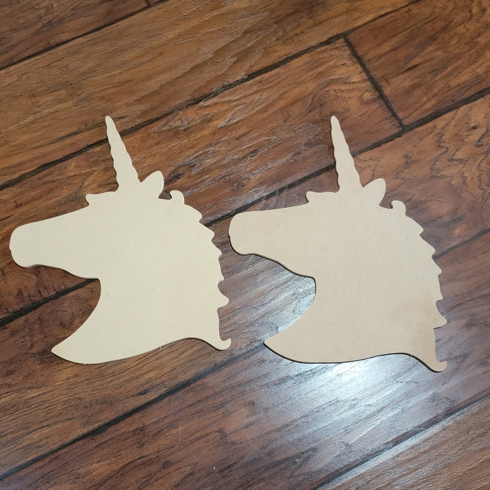 Wooden unicorn heads - Picture 4 of 6